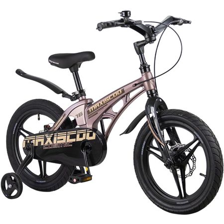 Детский велосипед Maxiscoo COSMIC Deluxe 16 бронзовый матовый (2026) (MSC-C1655D)