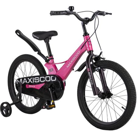 Детский велосипед Maxiscoo SPACE 18 розовый (2026) (MSC-S1853)