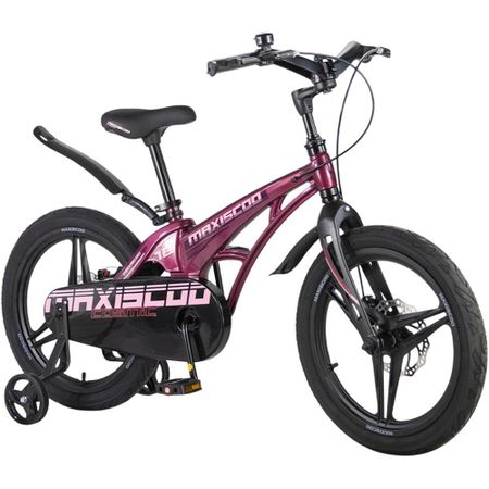 Детский велосипед Maxiscoo COSMIC Deluxe 18 розовый (2026) (MSC-C1856D)