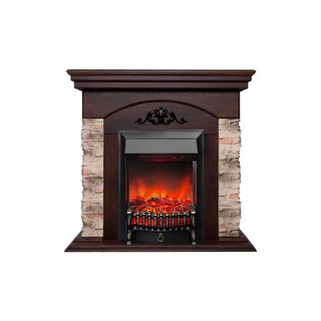 Камин RealFlame Rockwood STD NT-F316 + Fobos LUX BL