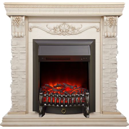 Камин Realflame Patricia STD/EUG WT-619G + Fobos BL