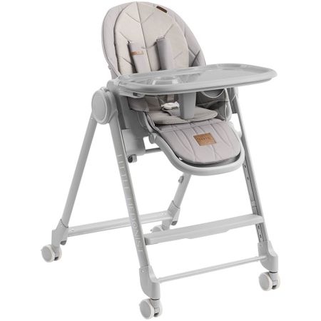 Стульчик для кормления Happy Baby Berny Lux серый