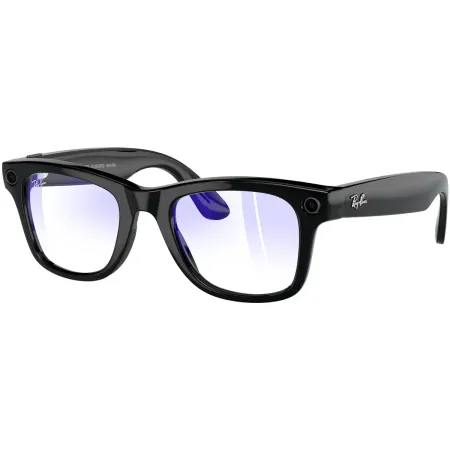 Умные очки Ray-Ban Meta Wayfarer RW4060 S50 (Shiny Black/Clear) (M)