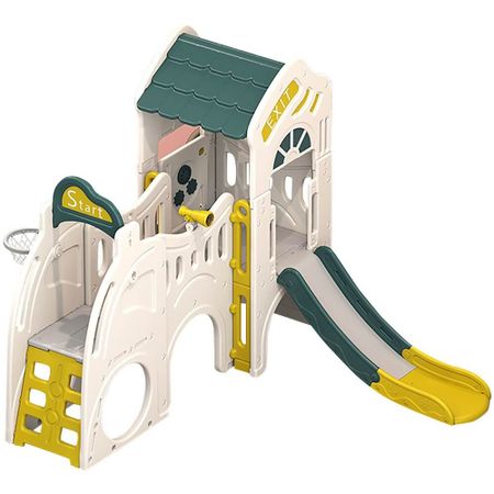 Игровой комплекс с горкой UNIX Kids Playhouse (PPPHSLCGY)