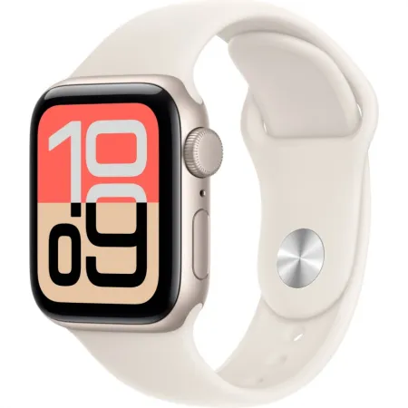 Смарт-часы Apple Watch SE Gen 3 44mm Starlight Aluminum Case with Starlight Sport Band (M/L)