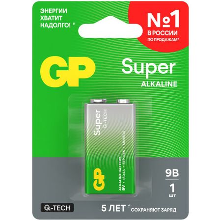 Батарейка GP Super Alkaline 1604AA21-5CRSBC1 (1 шт)