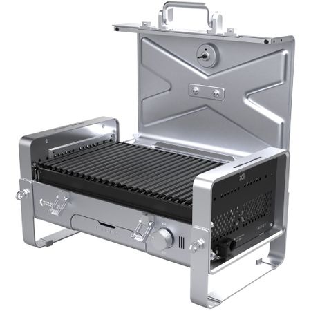 Уличный гриль барбекю Karbo X1 серый