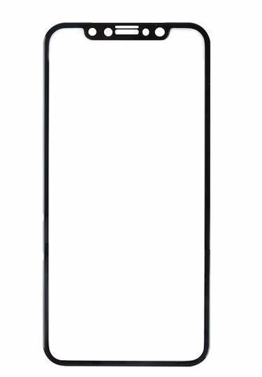 Защитное стекло Tempered Glass для Apple iPhone 11 Pro/Xs/X (черная рамка)