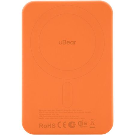 Внешний аккумулятор uBear Strike Magnetic 5000 мАч оранжевый (PB30CS5000-PDM)