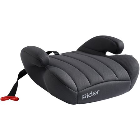 Детское автокресло — бустер Happy Baby Rider стальной серый