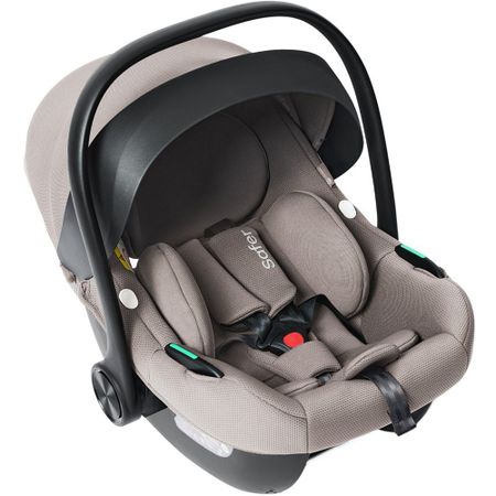 Детское автокресло Happy Baby Safer серо-бежевый