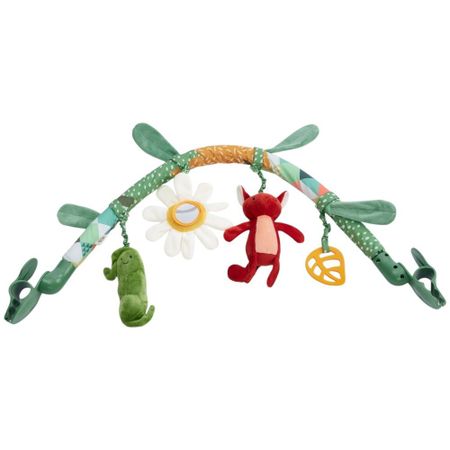 Дуга с игрушками Happy Baby Весёлая горка зелёный (330670)