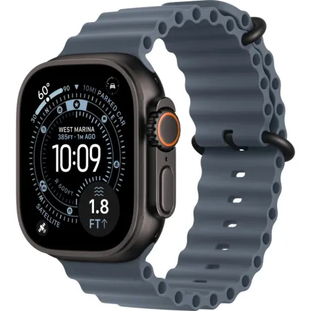 Смарт-часы Apple Watch Ultra 3 49mm Black Titanium Case with Anchor Blue Ocean Band (One Size)