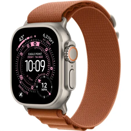 Смарт-часы Apple Watch Ultra 3 49mm Natural Titanium Case with Terra Cotta Alpine Loop (S)