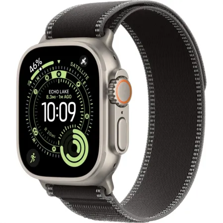 Смарт-часы Apple Watch Ultra 3 49mm Natural Titanium Case with Black/Charcoal Trail Loop (M/L)