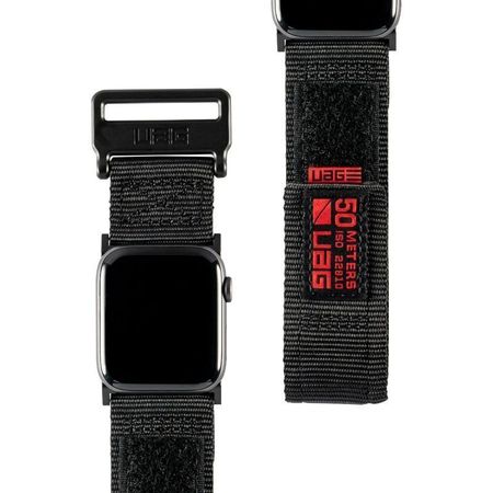Ремешок UAG Aktive Strap для Apple Watch 42/44/45/49mm нейлон (черный)