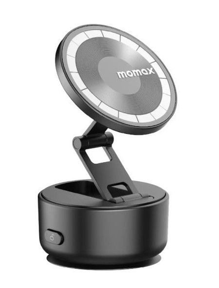 Беспроводное зарядное устройство Momax 1-Snap Go Auto Suction (KH20D) (черный)