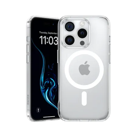 Чехол-накладка Benks Lucent Pro MagSafe для iPhone 16 Pro пластиковый (прозрачный)