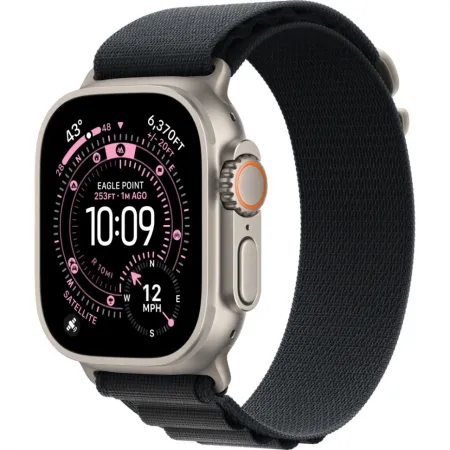 Смарт-часы Apple Watch Ultra 3 49mm Black Titanium Case with Black Alpine Loop (S)