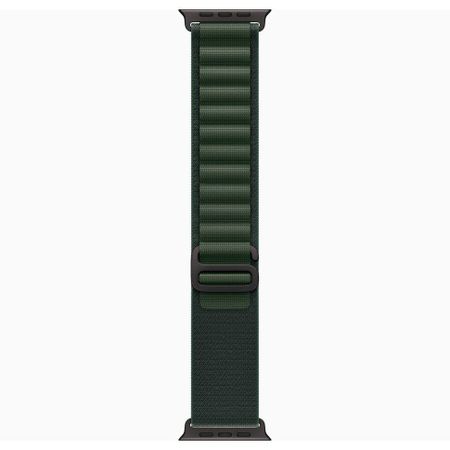 Ремешок Apple для Watch Ultra 49mm Dark Green Black Titanium Alpine Loop (L)
