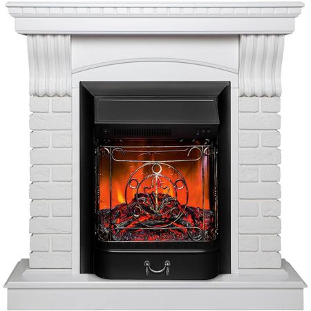 Камин RealFlame Jazz STD/EUG WT + Majestic LUX BL
