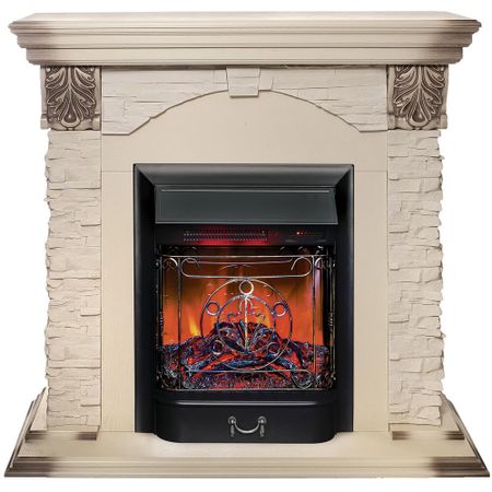 Камин RealFlame Dublin Lux STD/EUG WT — Majestic LUX BL