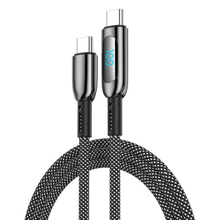 Кабель WiWU MagQ USB-C/USB-C 100W (Wi-C041) 1.0м (черный)