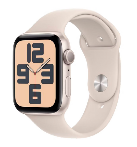 Смарт-часы Apple Watch SE (2024) 40mm Starlight Aluminium Case with Starlight Sport Band (M/L)