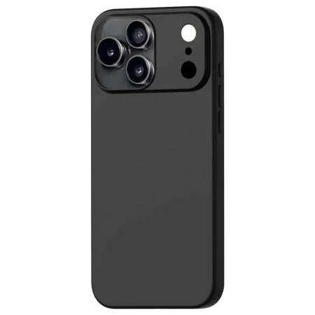 Чехол-накладка Kzdoo Q Series для iPhone 17 Pro Max силиконовый (черный)