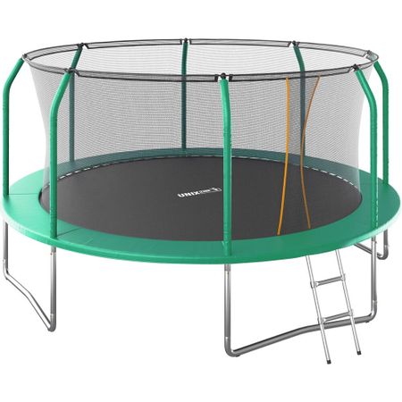 Батут UNIX Line Supreme Basic 14 ft Green (TRUSUB14G)