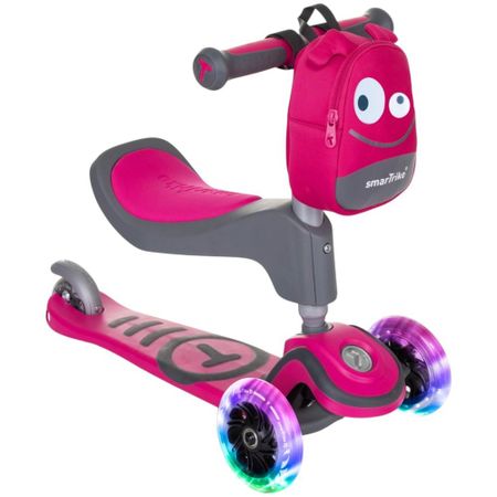 Детский самокат SmarTrike 2в1 T1 Scooter розовый