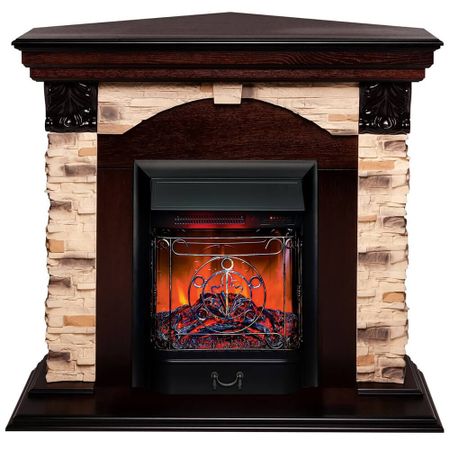 Камин RealFlame Dublin Corner Rock STD/EUG AO + Majestic-S LUX BL