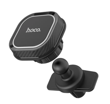 Автомобильный держатель Hoco (CA52) Intelligent magnetic holder в воздуховод (черный/серый)
