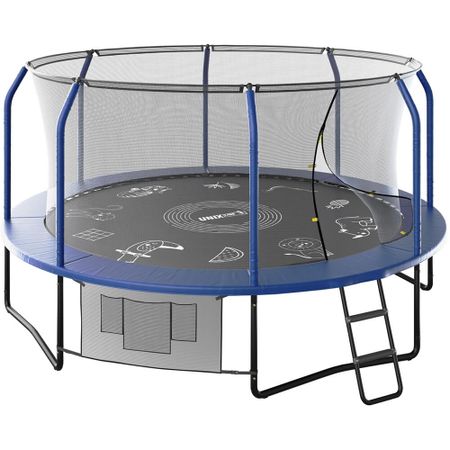 Батут UNIX Line Supreme Game 14 ft Blue (TRUSUG14BL)