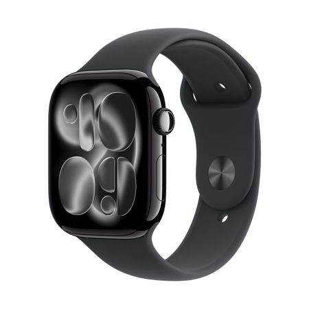 Смарт-часы Apple Watch Series 11 46mm Jet Black Aluminum Case with Black Sport Band (M/L)