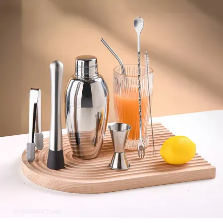 Коктейльный набор Xiaomi Circle Joy Coktail Shaker Bar Set 7 в 1 (CJ-CSB01) (серебристый)