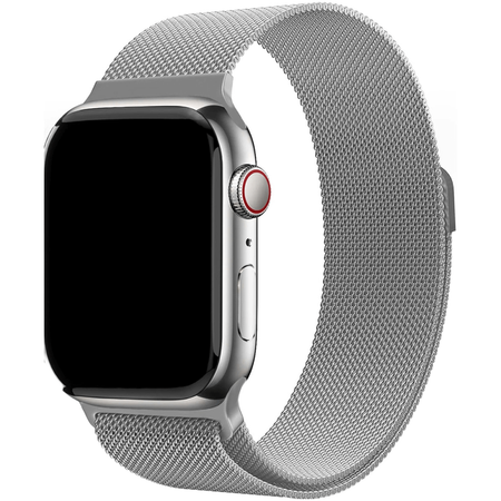 Ремешок для умных часов uBear Spark для Apple Watch M/L серебристый (WB04SL02ML-AW)