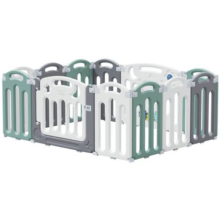 Детский манеж UNIX Kids Simple 114×151 Color PPSI10GGW