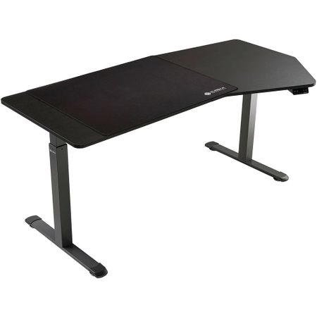 Компьютерный стол Eureka ERK-EDI-HTG-MSW-1-V1-EU, чёрный