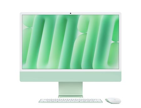 Apple iMac 24″ with Retina 4.5K (M3 8C CPU / 10C GPU, 16GB, 512GB SSD) (Green) (Z19H001LZ)