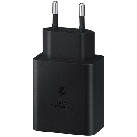Сетевое зарядное устройство Samsung Super Fast Charger Type-C 45W + Cable Type-C 5А/1.8m (черный)