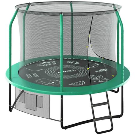 Батут UNIX Line Supreme Game 8 ft Green (TRUSUG8GR)