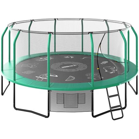 Батут UNIX Line Supreme Game 16 ft Gree (TRUSUG16GR)n