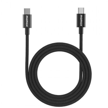 Кабель Momax Type-C/Type-C 60W 150см (черный) (DC30D)
