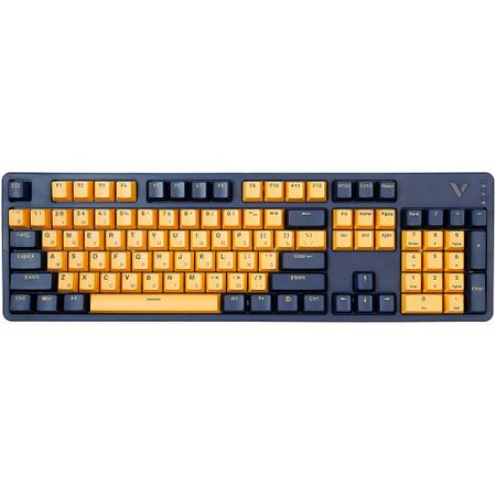 Клавиатура Rapoo V500PRO-Multi-Mode жёлто-синий