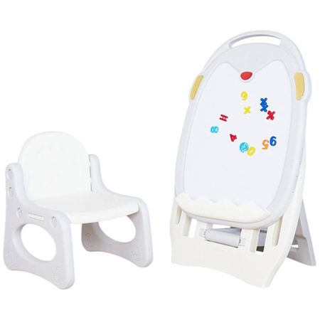 Развивающий детский мольберт UNIX Kids серый (PPDBGRY)