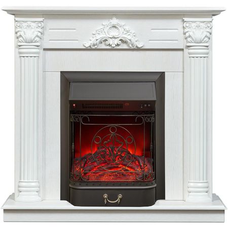 Камин RealFlame Stefania STD/EUG WT-614 + Majestic LUX BL