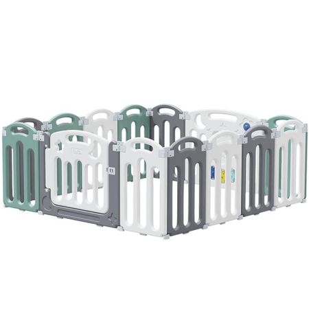 Детский манеж UNIX Kids Simple 151×151 Color PPSI12GGW