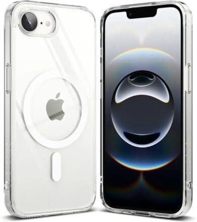 Чехол-накладка Kzdoo Iceguard Magsafe для iPhone 16e пластиковый (прозрачный)