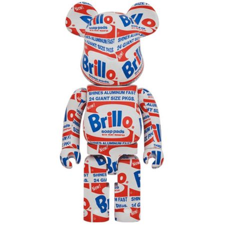 Фигура Bearbrick Medicom Toy Andy Warhol Brillo Box 1000%